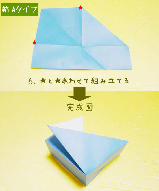箱 Aタイプの折り方6